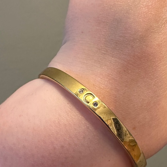 EUC - Kate Spade Initial 'C' Bangle Bracelet - Picture 3 of 12